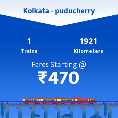 Kolkata To puducherry Trains